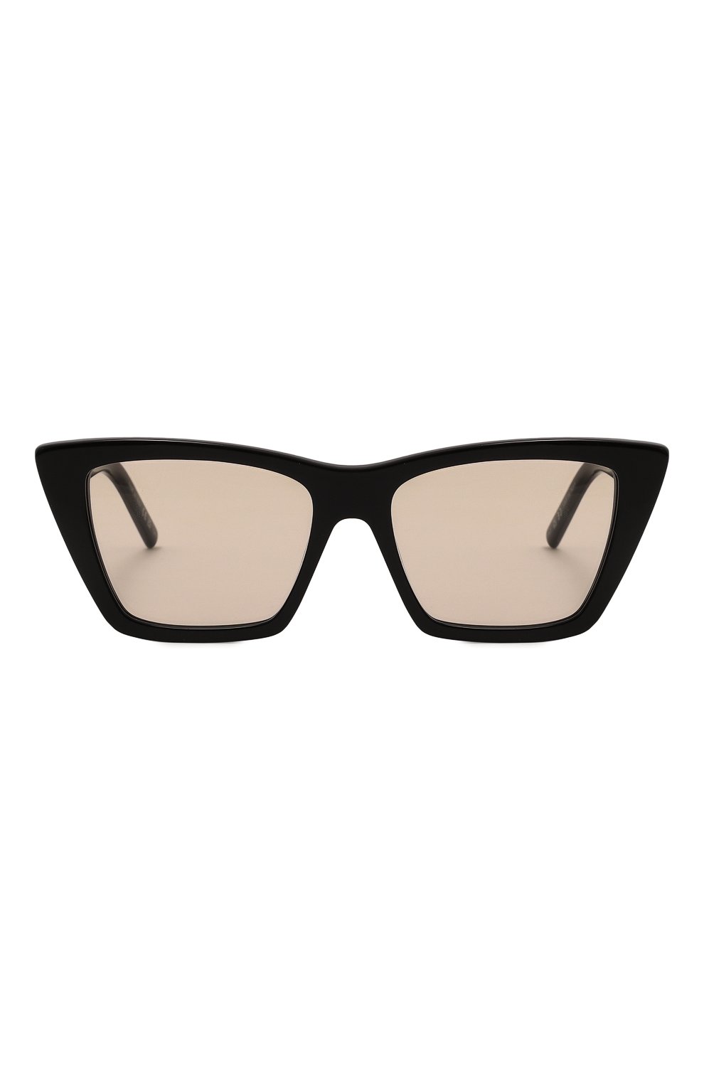 Женские солнцезащитные очки SAINT LAURENT черного цвета, арт. SL 276 MICA 039 | Фото 2 (Материал: Пластик; Тип очков: С/з; Оптика Гендер: оптика-женское; Очки форма: Cat-eye, Прямоугольные)