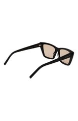 Женские солнцезащитные очки SAINT LAURENT черного цвета, арт. SL 276 MICA 039 | Фото 3 (Материал: Пластик; Тип очков: С/з; Оптика Гендер: опти ка-женское; Очки форма: Cat-eye, Прямоугольные)