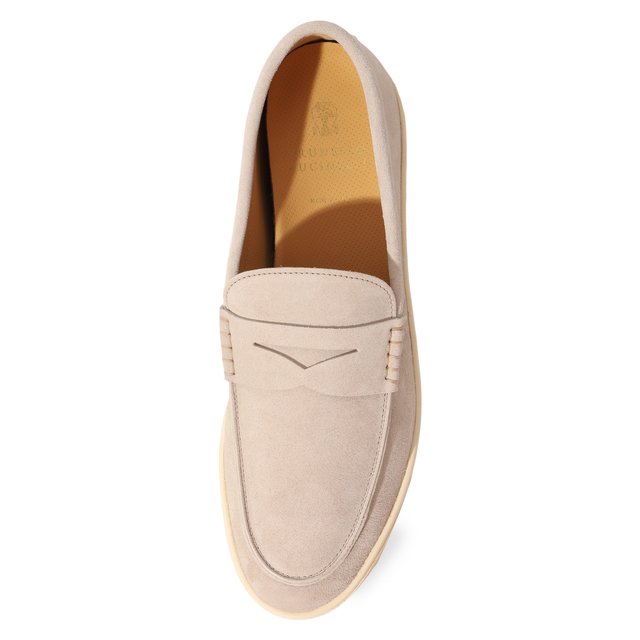 фото Замшевые слипоны brunello cucinelli