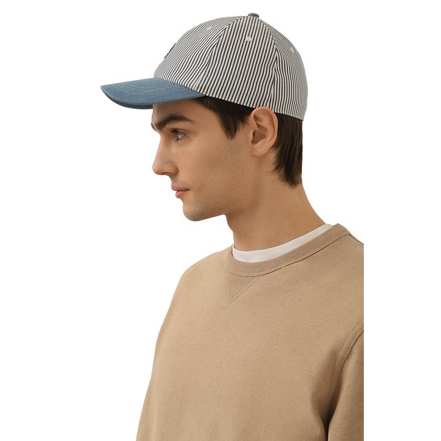 фото Хлопковая бейсболка brunello cucinelli