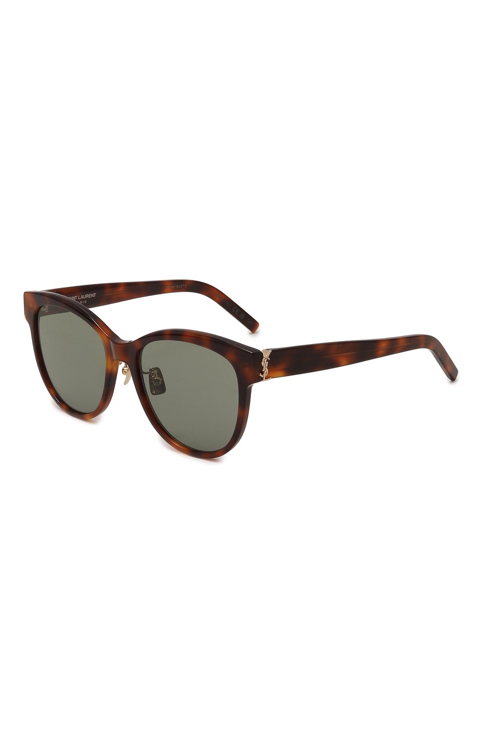 Женские коричневые солнцезащитные очки SAINT LAURENT купить в интернет