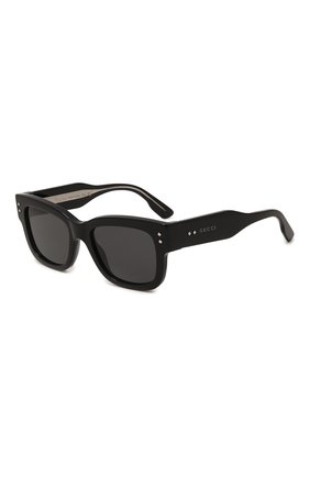 Женские солнцезащитные очки GUCCI черного цвета по цене 46900 руб., арт. GG1217S 001 | Фото 1