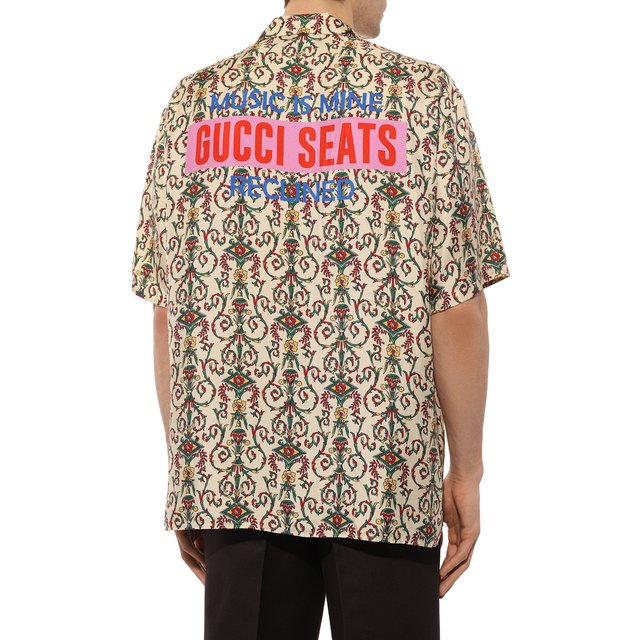 фото Шелковая рубашка gucci