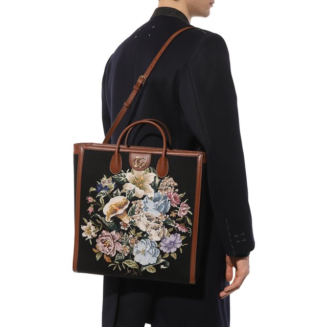 фото Текстильная сумка-тоут gucci