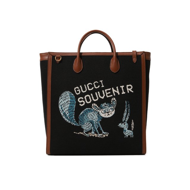 фото Текстильная сумка-тоут gucci