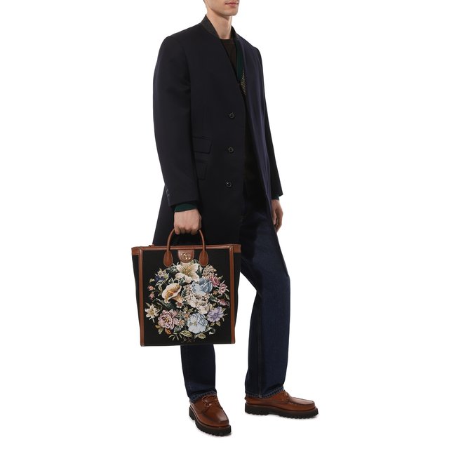 фото Текстильная сумка-тоут gucci