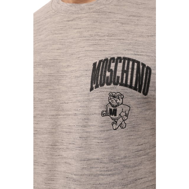 фото Хлопковая футболка moschino