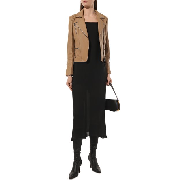 фото Кожаная куртка simonetta ravizza