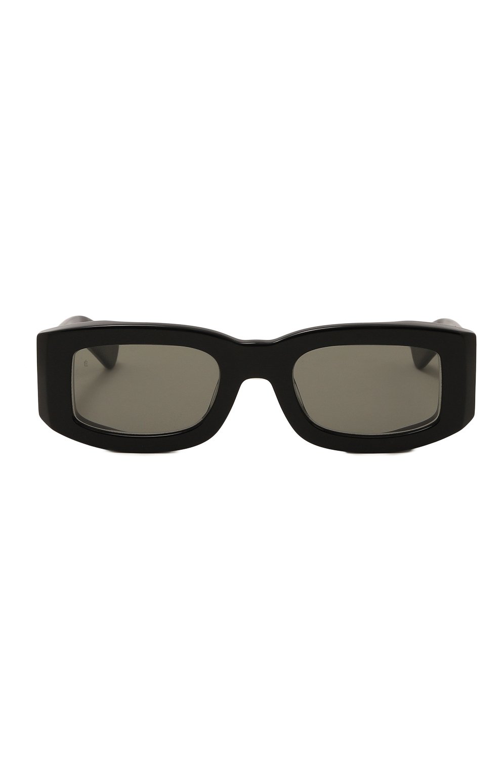 Женские солнцезащитные очки ÉTUDES черного цвета, арт. C0RRESP0NDANCE BLACK BLACK | Фото 4 (Кросс-КТ: С/з-унисекс; Тип очков: С/з; Оптика Гендер: оптика-унисекс; Очки форма: Прямоугольные)