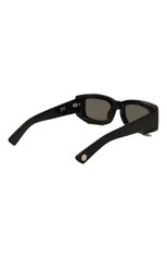 Женские солнцезащитные очки ÉTUDES черного цвета, арт. C0RRESP0NDANCE BLACK BLACK | Фото 5 (Кросс-КТ: С/з-унисекс; Тип очков: С/з; Оптика Гендер: оптика-унисекс; Очки форма: Прямоугольные)