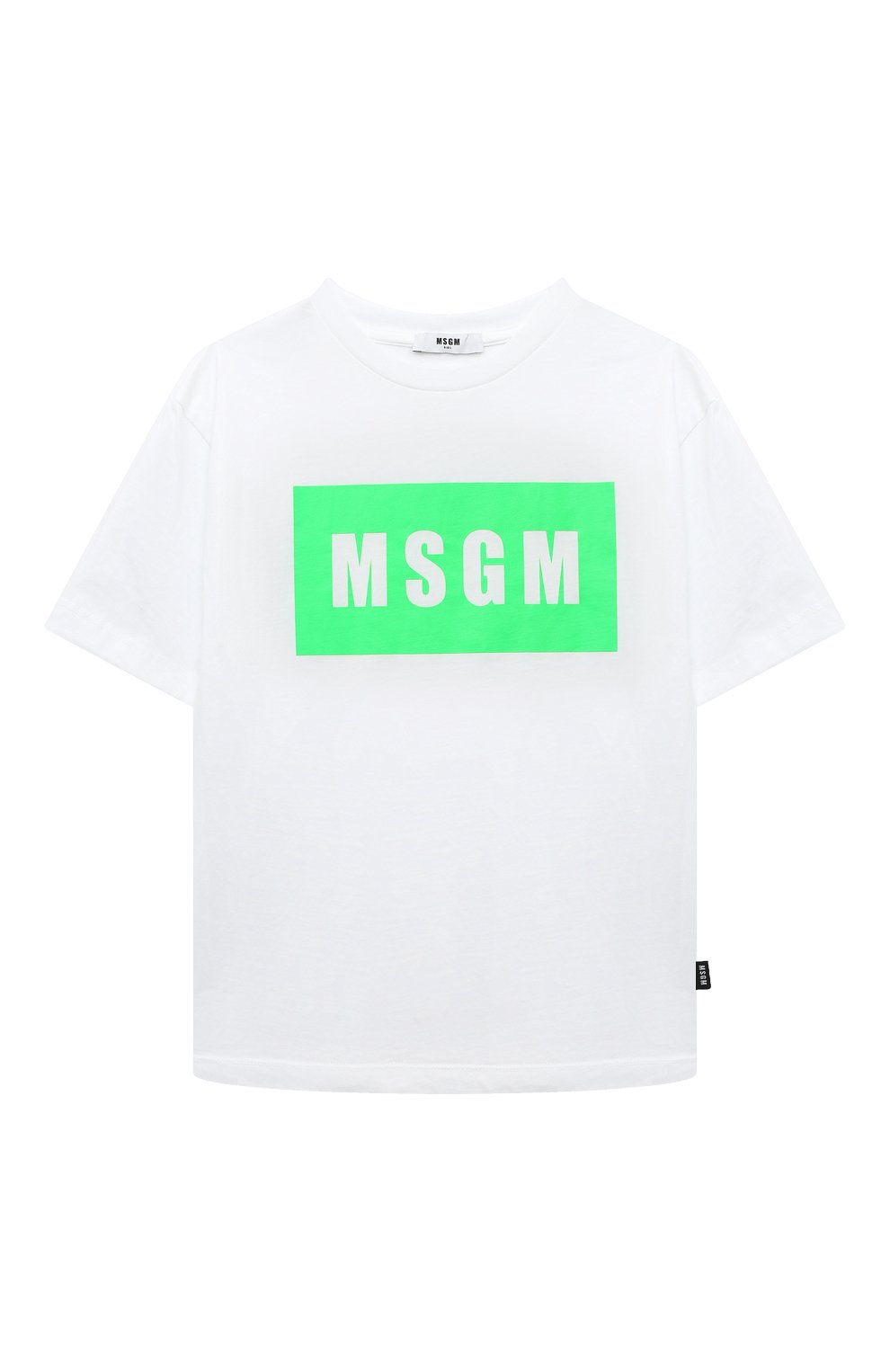 Хлопковая футболка MSGM kids MS029316