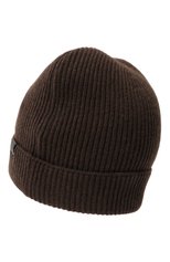 Мужская кашемировая шапка TOM FORD коричневого цвета, арт. BAK88/TFK800M08 | Фото 2 (Материал: Текстиль, Кашемир, Шерсть; Кросс-КТ: Трикотаж)