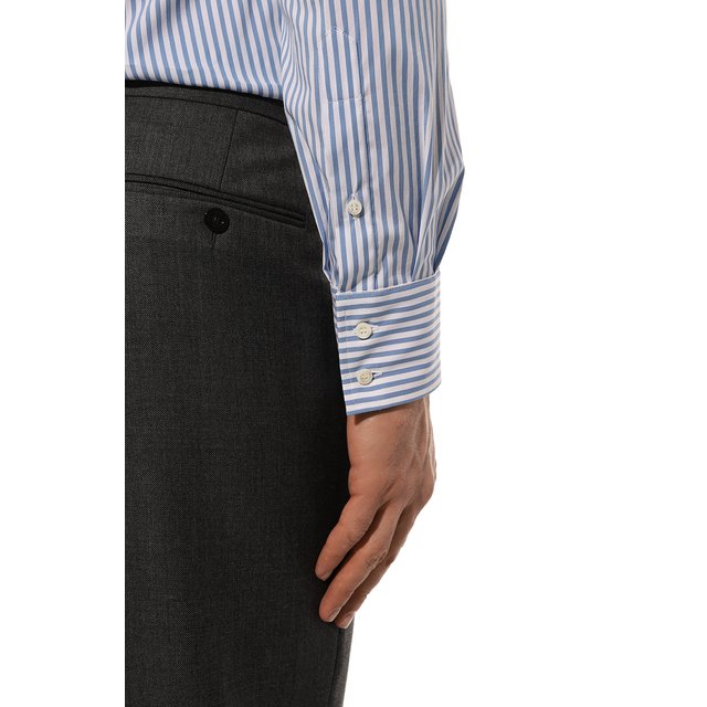 фото Хлопковая рубашка brunello cucinelli