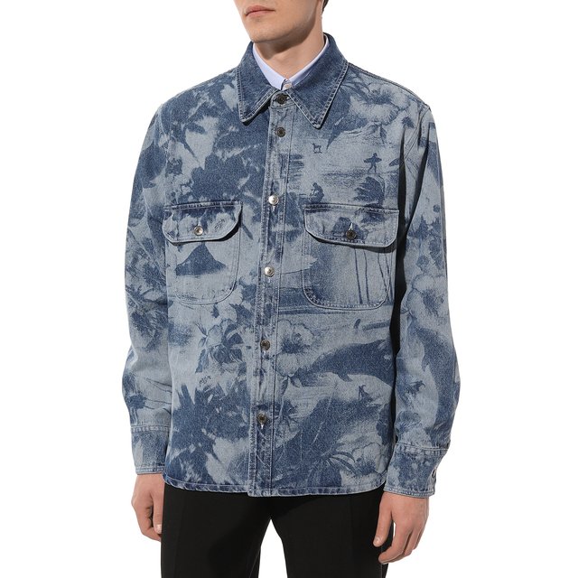 фото Джинсовая рубашка msgm