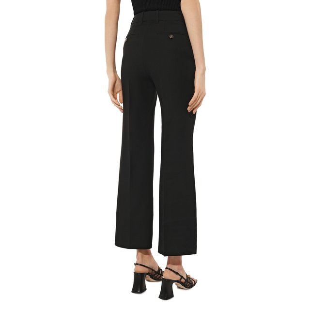 фото Брюки из шелка и шерсти gucci