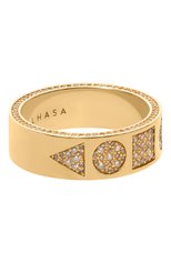 Женское кольцо tattwa LHASA золотого цвета, арт. 4_Tattwa_Ring_S | Фото 1 (Материал: Серебро)