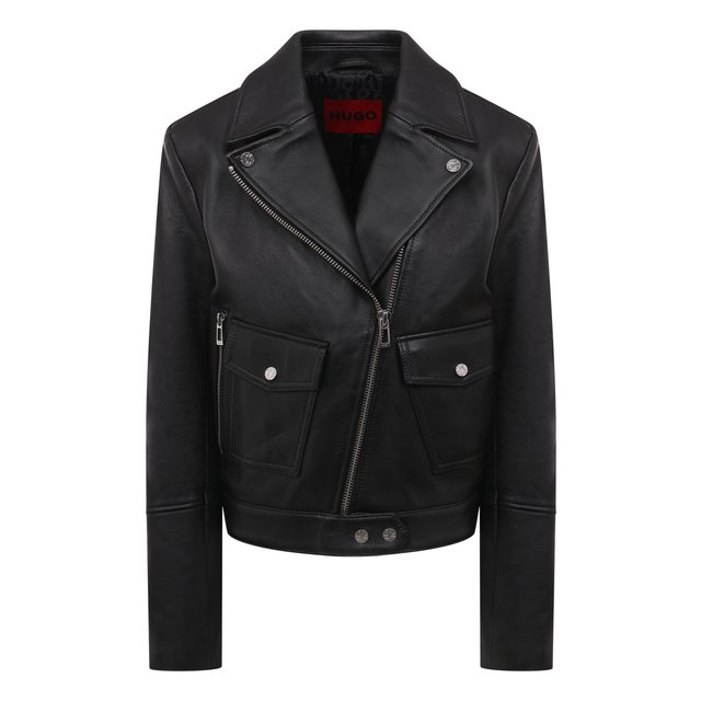 фото Кожаная куртка hugo