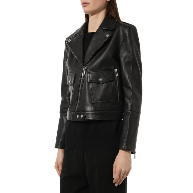 фото Кожаная куртка hugo