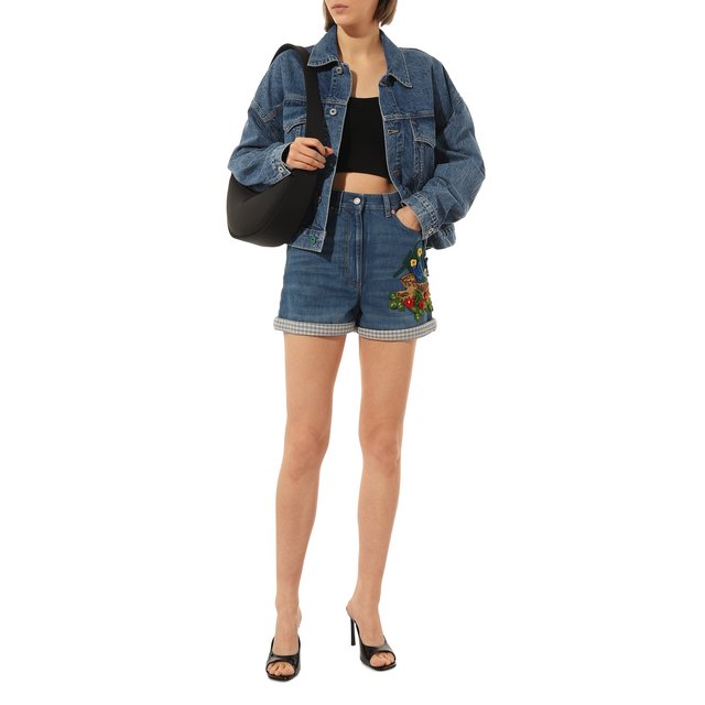 фото Джинсовые шорты gucci