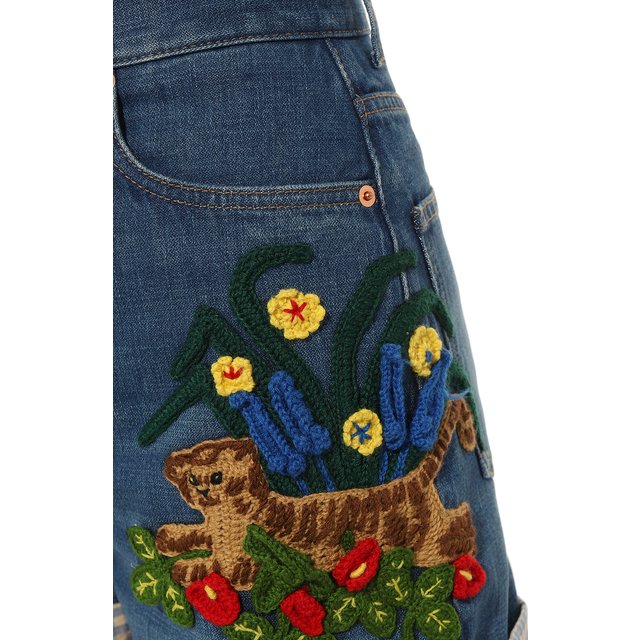 фото Джинсовые шорты gucci