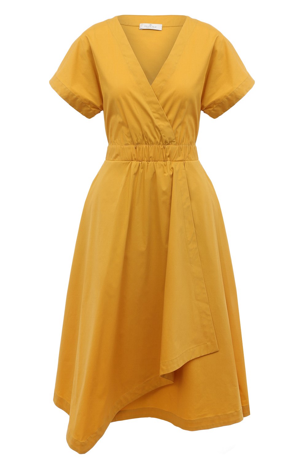 Хлопковое платье Panicale цвет жёлтый