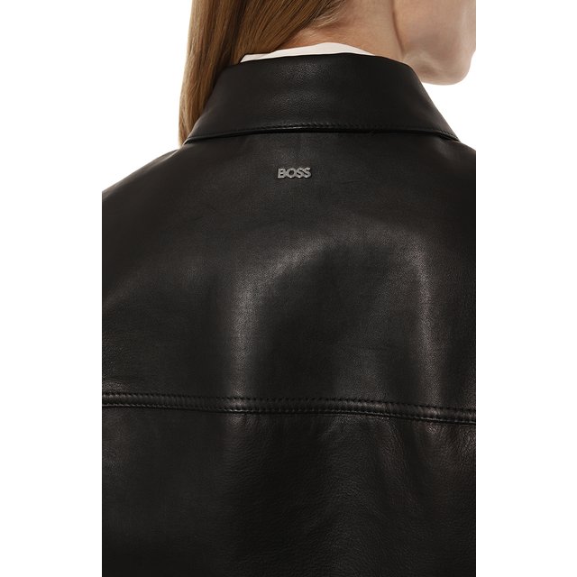 фото Кожаная куртка boss