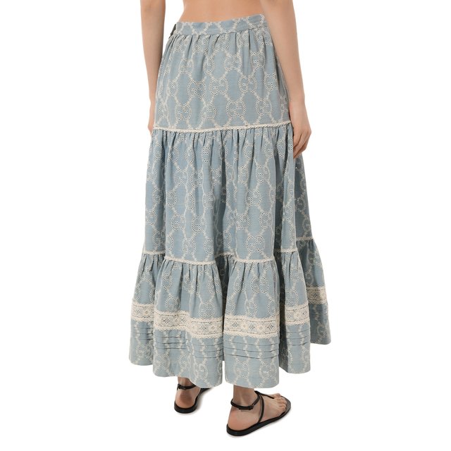 фото Хлопковая юбка gucci