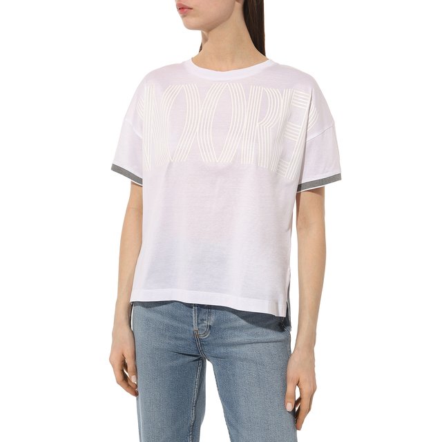 фото Хлопковая футболка moorer