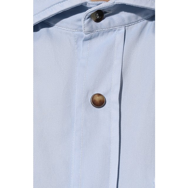 фото Хлопковая рубашка brunello cucinelli