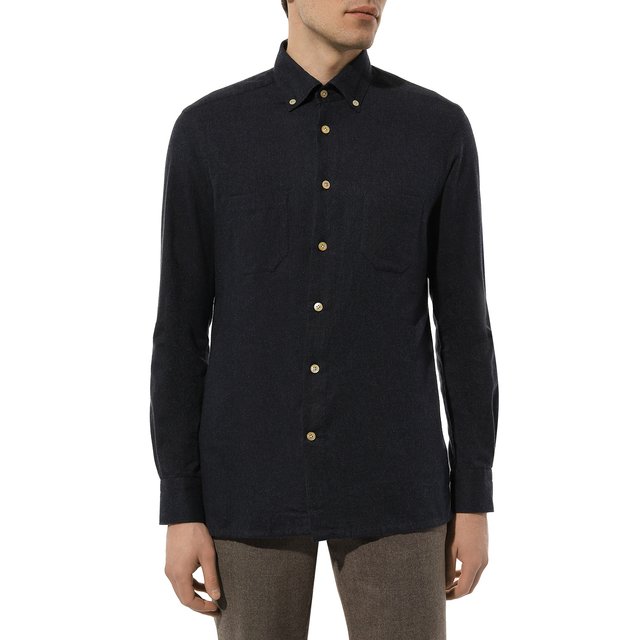 фото Хлопковая рубашка kiton