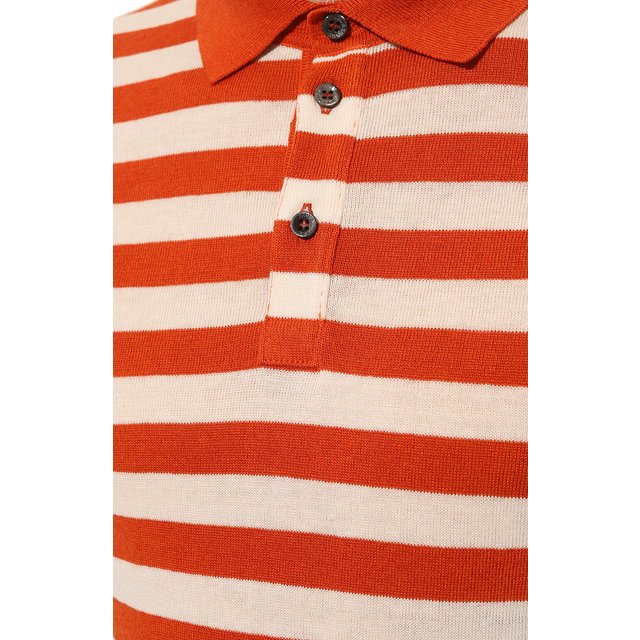 фото Поло изо льна и хлопка paul&shark