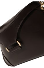 Женская сумка agatha medium RODO темно-коричневого цвета, арт. B8622/093 | Фото 4 (Сумки-технические: Сумки top-handle; Размер: medium; Материал: Натуральная кожа; Ремень/цепочка: На ремешке)