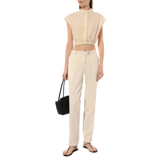 фото Хлопковый топ crem38