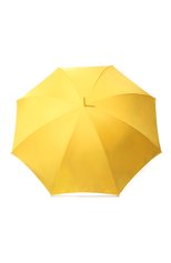 Женский зонт-трость PASOTTI OMBRELLI желтого цвета, арт. 189/RAS0 5G805/4/PELLE | Фото 1 (Материал: Текстиль, Синтетический материал, Металл)