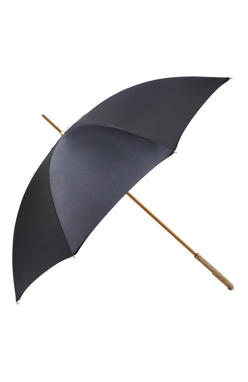 Женский зонт-трость PASOTTI OMBRELLI темно-синего цвета, арт. 0MITD0 189/RAS0 5G805/2 | Фото 2 (Материал: Текстиль, Синтетический материал, Металл)