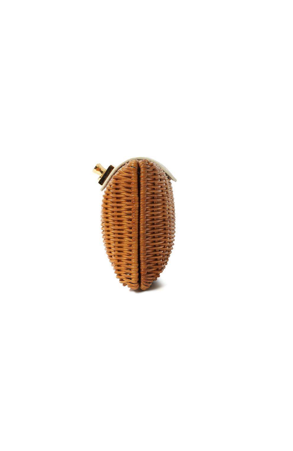 Женский клатч willow tube RODO коричневого цвета, арт. B8426/808 | Фото 4 (Женское Кросс-КТ: Клатч-пляжные сумки, Клатч-клатчи; Ремень/цепочка: На ремешке; Размер: small)