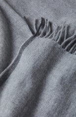 Шелковый плед BRUNELLO CUCINELLI серого цвета, арт. MPAG90141 | Фото 3