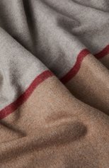 Шелковый плед BRUNELLO CUCINELLI бежевого цвета, арт. MPAG90150L | Фото 3