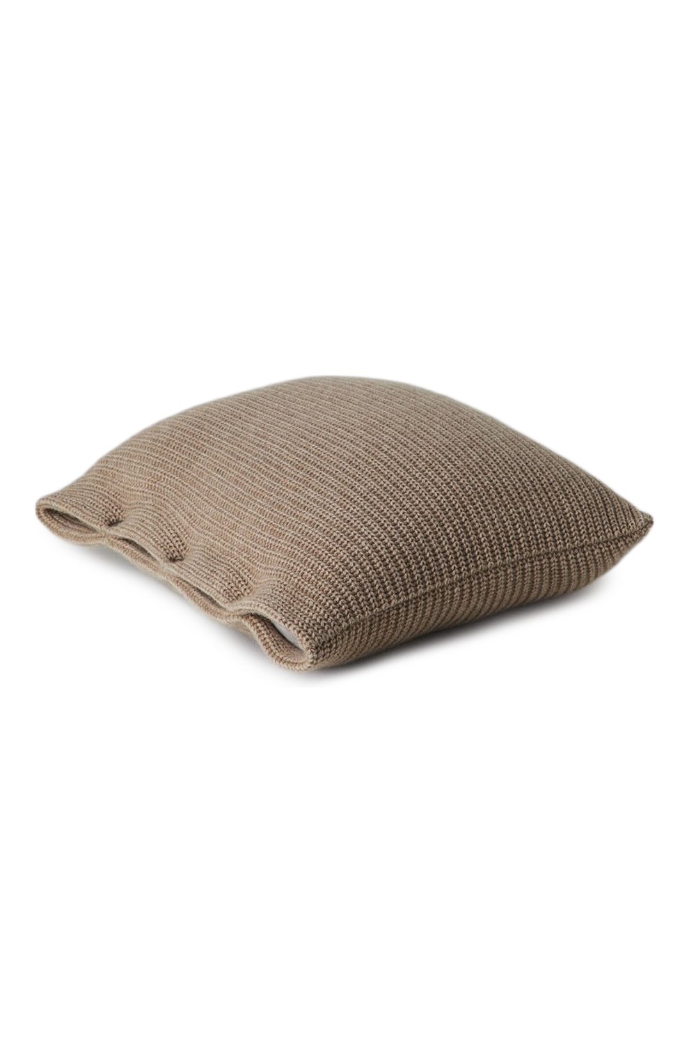 Подушка с наволочкой из кашемира BRUNELLO CUCINELLI к�оричневого цвета, арт. ML1205D01 | Фото 2