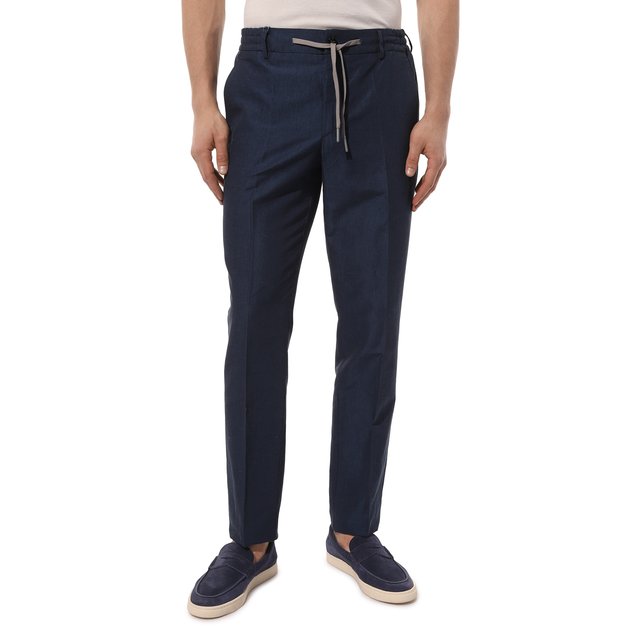 фото Брюки из хлопка и льна berwich