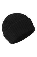 Женская шерстяная шапка GOLDEN GOOSE DELUXE BRAND черного цвета, арт. GUP01035.P000601 | Фото 1 (Материал: Текстиль, Шерсть)