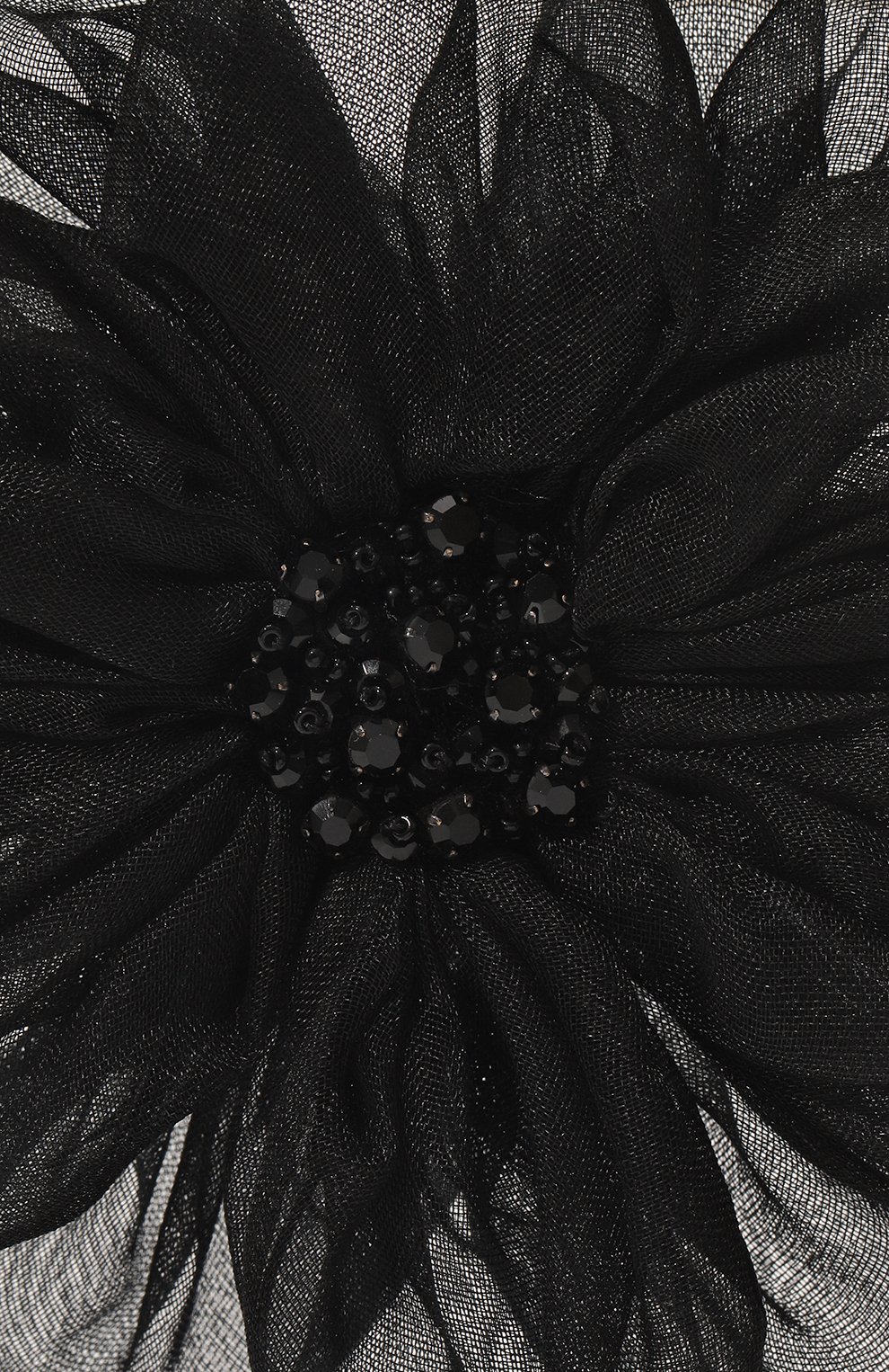 Женская брошь DICE KAYEK черного цвета, арт. SS23BR50014 | Фото 4 (Материал: Текстиль, Металл)