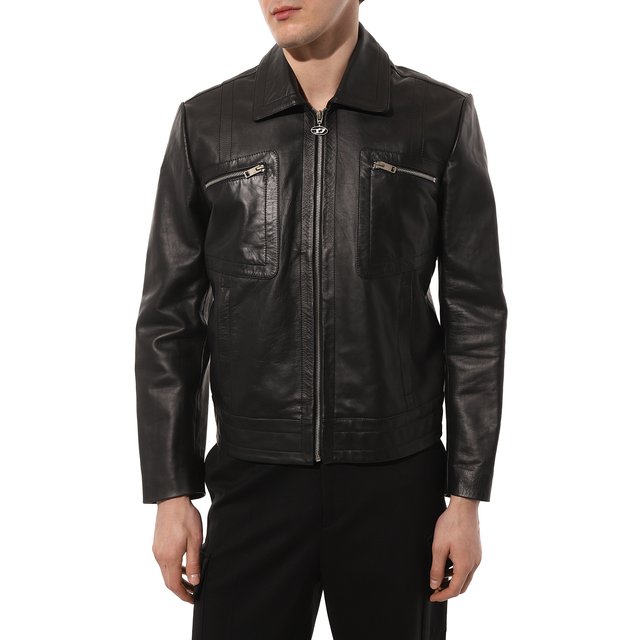 фото Кожаная куртка diesel