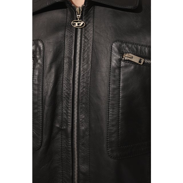 фото Кожаная куртка diesel