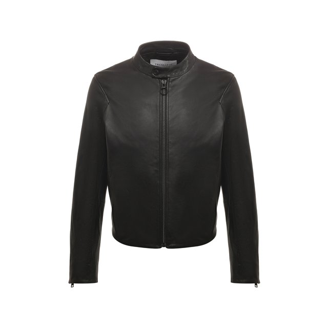 фото Кожаная куртка trussardi