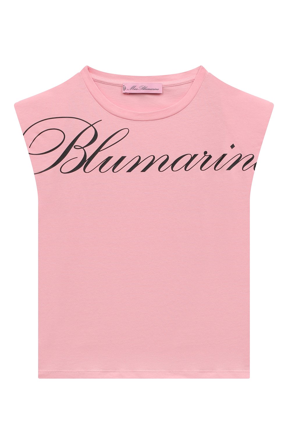 Хлопковая футболка Blumarine IA3042J5003