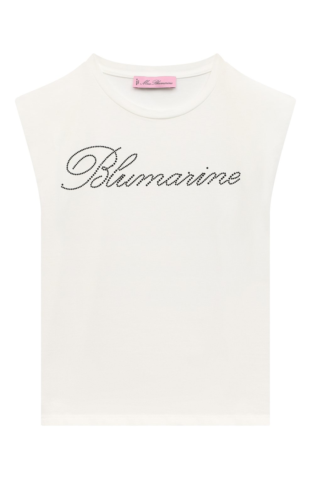 Хлопковая футболка Blumarine IA3062J5003