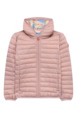 Детская утепленная куртка SAVE THE DUCK светло-розового цвета, арт. J32310G/BETH/GIPI16/10-16 | Фото 1 (Рукава: Длинные; Кросс-КТ: Утепленный; Материал внешний: Синтетический материал; Материал подклада: Синтетический материал)