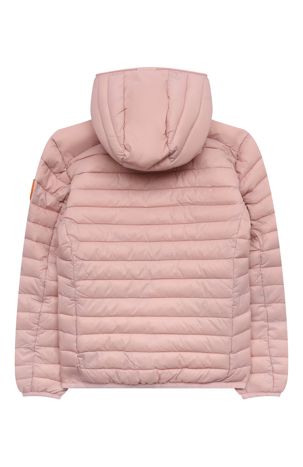 Детская утепленная куртка SAVE THE DUCK светло-розового цвета, арт. J32310G/BETH/GIPI16/10-16 | Фото 2 (Рукава: Длинные; Кросс-КТ: Утепленный; Материал внешний: Синтетический материал; Материал подклада: Синтетический материал)