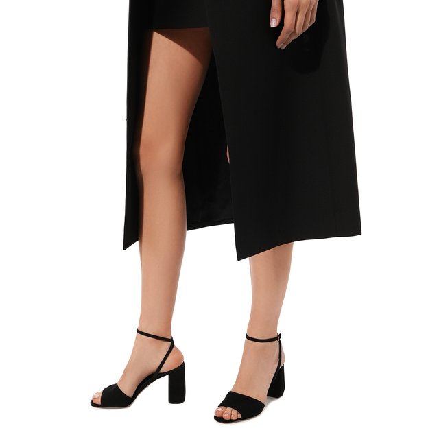 фото Замшевые босоножки prada